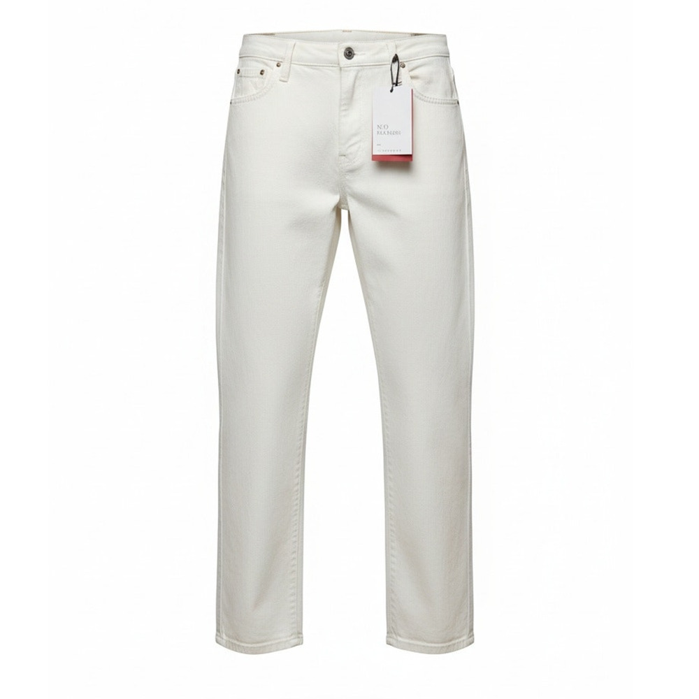 NWT 10.11 Studios Jeans Womens Size 28 White Boyfriend Straight Leg‎ Mid Rise